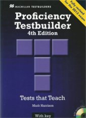 book Proficiency Testbuilder With Key - 4th Edition