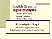 book English Grammar. English Tense System
