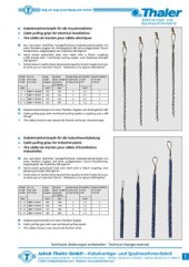 book Kabeleinziehstrümpfe für die Hausinstallation - Cable pulling grips for electrical installations