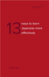 book 13 Ways to Learn Japanese More Effectively