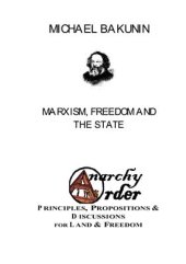 book Marxism, Freedom and the State