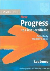 book New Progress to First Certificate. Self-study student's book