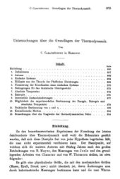 book Untersuchungen über die Grundlagen der Thermodynamik