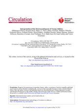 book Interpretation of the Electrocardiogram of Young Athletes