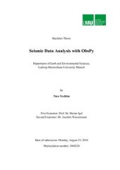 book Seismic Data Analysis with ObsPy