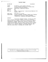 book Russian Language Competencies £or Peace Corps Volunteers in Russia: Workbook