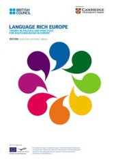 book Language Rich Europe: Trends in Policies and Practices for Multilingualism in Europe