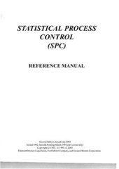 book Statistical Process Control, Reference Manual