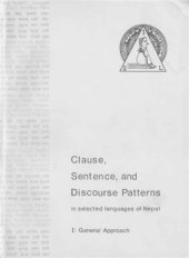 book Clause, Sentence, and Discourse Patterns in selected languages of Nepal