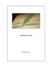 book Applications of Latin