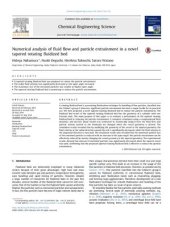 book Numerical analysis of fluid flow and particle entrainment in a novel tapered rotating fluidized bed