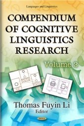 book Compendium of Cognitive Linguistics Research, Volume 3