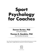 book Sport Psychology for Coaches