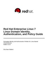 book Red Hat Enterprise Linux 7 Linux Domain Identity, Authentication, and Policy Guide