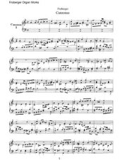 book Канцона №1 Ре Мажор (FbWV 301)