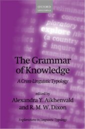 book The Grammar of Knowledge: A Cross-Linguistic Typology