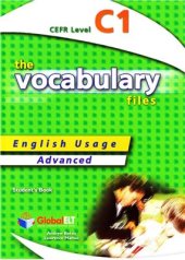 book The Vocabulary Files C1 - Students Book: English Usage - Advanced + Keys