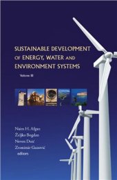 book Sustainable Development of Energy, Water and Environment Systems. Volume III