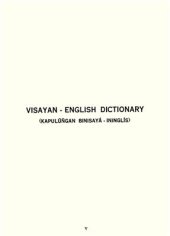 book Visayan-English Dictionary (Kapulúñgan Binisayá-Ininglís)