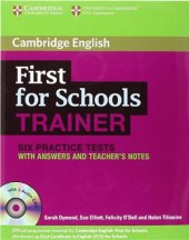 book First for Schools Trainer - Six Practice Tests with Answers & Teacher's Notes