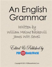 book An English Grammar - For The Use Of High School, Academy, And College Classes