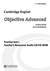 book Objective Advanced - Practice Test 1 - Third Edition