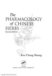 book The Pharmacology of Chinese Herbs