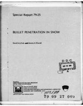 book Bullet Penetration in Snow