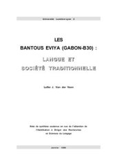 book Les Bantous Eviya (Gabon-B30). Langue et société traditionnelle