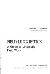 book Field Linguistics