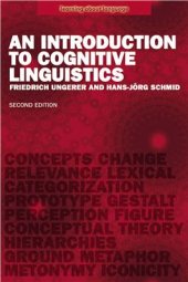 book An introduction to cognitive linguistics