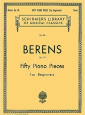 book 50 Piano Pieces for First Beginners, Op.70