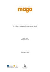 book An Outline of the Standard Written Form of Cornish
