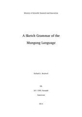 book Richard. A Sketch Grammar of the Mungong Language