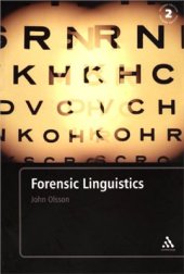 book Forensic Linguistics: An Introduction to Language, Crime and the Law