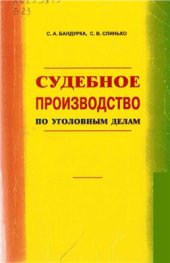 book Судебное производство по уголовным делам