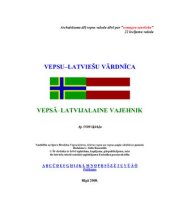 book Vepsu-latviešu vārdnīca. Vepsä-latvijalaine vajehnik