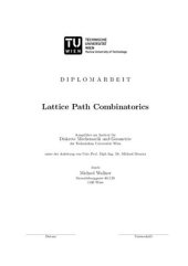 book Lattice Path Combinatorics