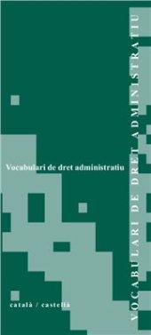 book Vocabulari de dret administratiu català / castellà