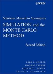 book Solutions Manual to Accompany Simulation and the Monte Carlo Method: Student Solutions Manual