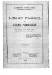 book Dicionário Etimológico da Língua Portuguesa