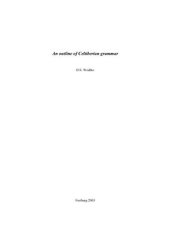 book An outline of Celtiberian grammar