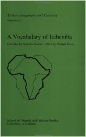 book A Vocabulary of IciBemba