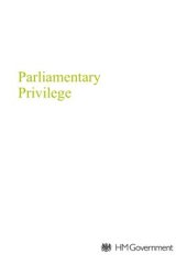 book Parliamentary Privilege