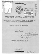 book Comparative ballistic performance of 20 mm АР M65 and 20 mm АР M75 projectiles against rolled homogeneous steel armor