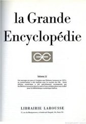 book Larousse. La Grande encyclopédie. Tom 12