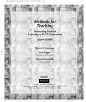 book Methods for Teaching