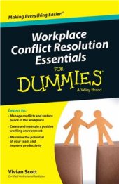 book Workplace Conflict Resolution Essentials For Dummies