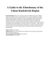 book A guide to the ethnobotany of the Yukon-Kuskokwim region