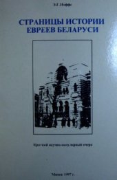 book Страницы истории евреев Беларуси: краткий научно-популярный очерк